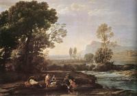 Lorrain, Claude - Landscape with Rest in Flight to Egypt